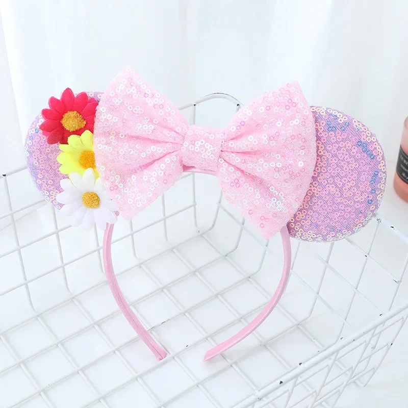 Disney Mummy Mickey Mouse Ears Headbands Girls Halloween Hairband Kids Cartoon Mumiai Minnie Hair Accessories for Women Festival