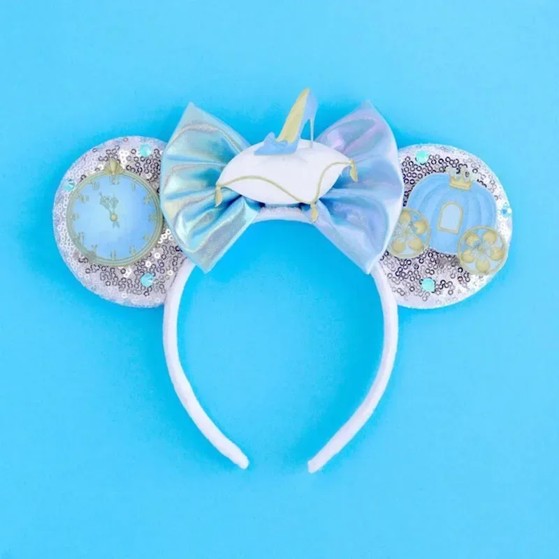 Disney Mummy Mickey Mouse Ears Headbands Girls Halloween Hairband Kids Cartoon Mumiai Minnie Hair Accessories for Women Festival