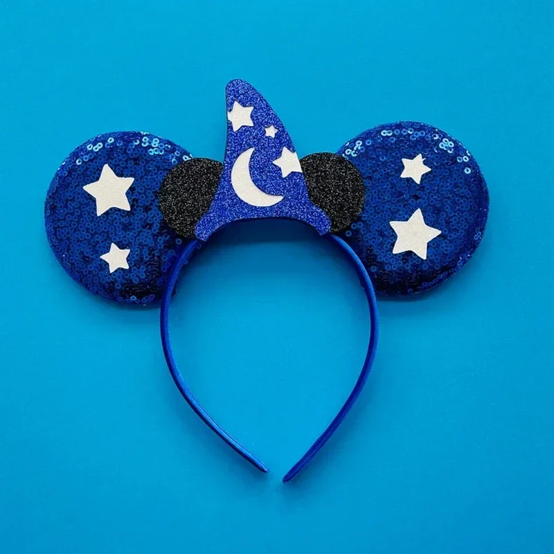 Disney Mummy Mickey Mouse Ears Headbands Girls Halloween Hairband Kids Cartoon Mumiai Minnie Hair Accessories for Women Festival