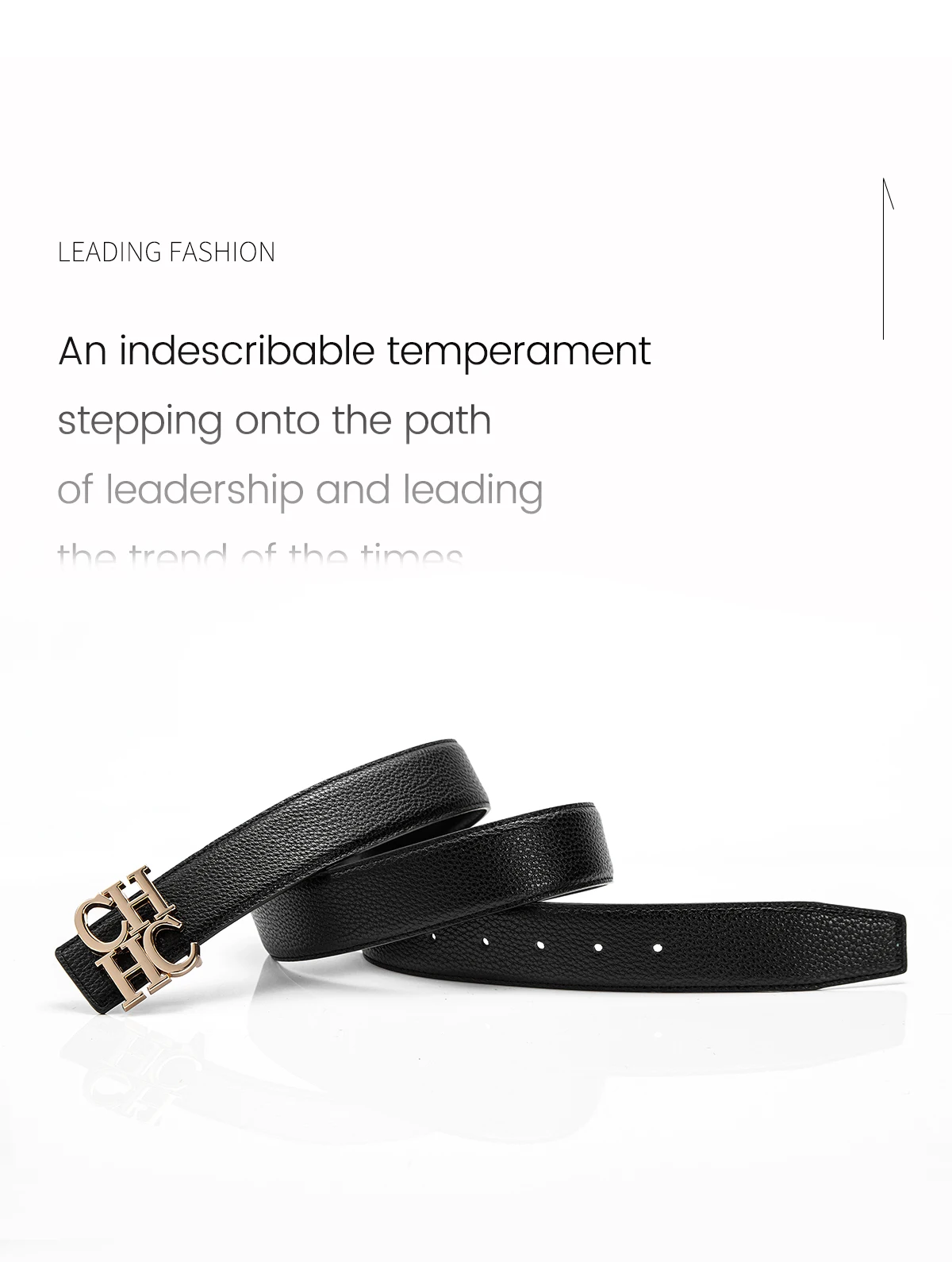 CHCH Men's Leather Belts Brand Cowskin Belt Top Quality Men Belt Luxury Designer Leather Belts Metal Buckle Male belts 3.8CM