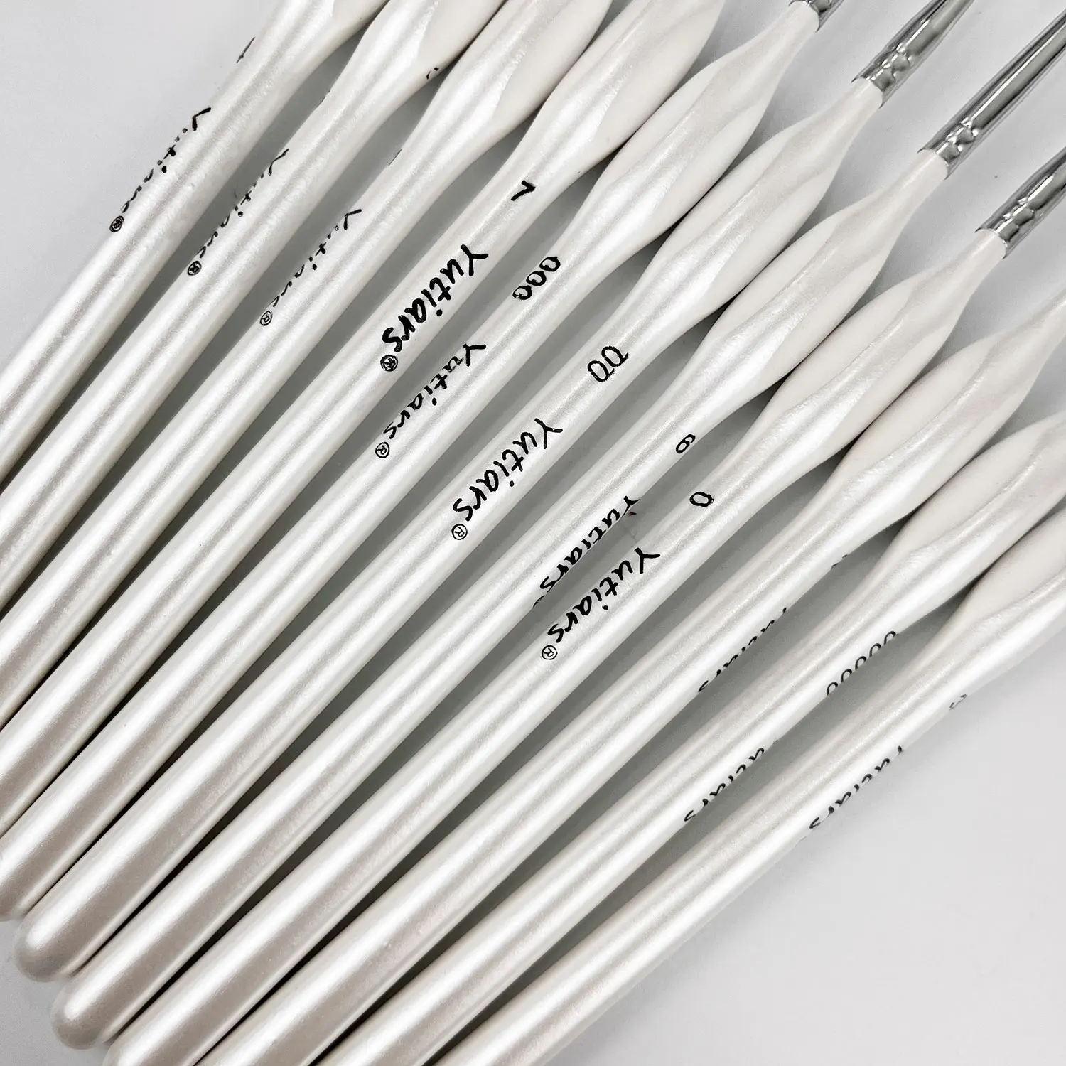 Yutiars Detail Paint Brushes Set, 11 Pcs Miniature Brushes for Fine Detailing & Art Painting - Acrylic, Oil, Watercolors & Paint