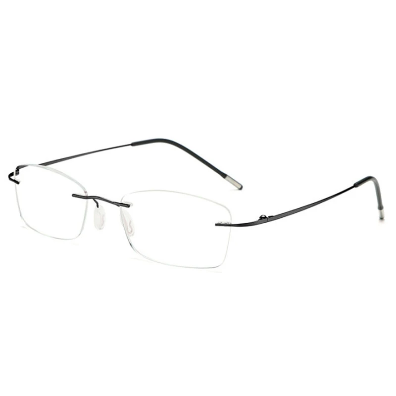 Anti Blue Light Ultralight Memory Rimless Reading Glasses Men Women Presbyopic Eyeglasses Hyperopia Eyewear +1.0 to +3.5