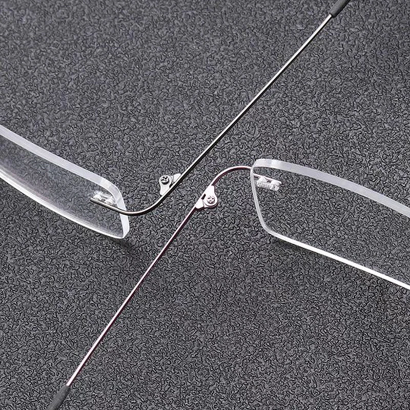 Anti Blue Light Ultralight Memory Rimless Reading Glasses Men Women Presbyopic Eyeglasses Hyperopia Eyewear +1.0 to +3.5