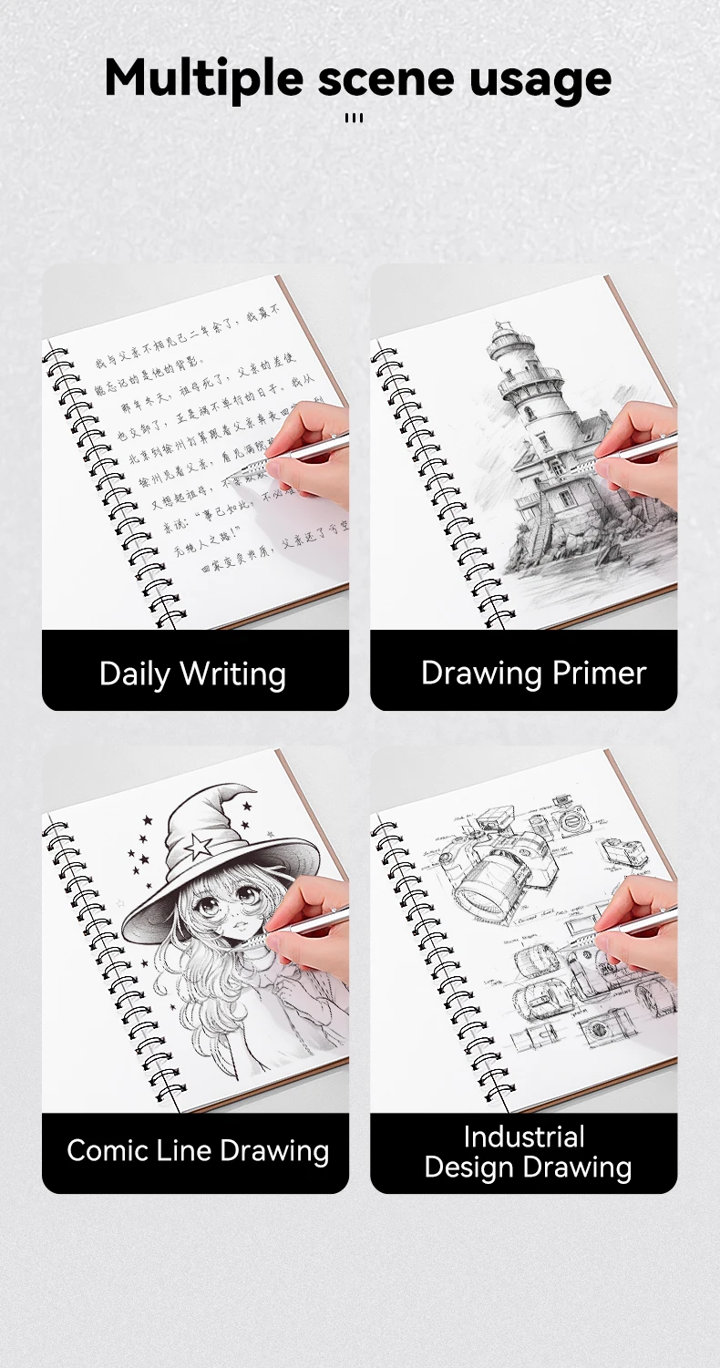 0.3 0.5 0.7 mm Mechanical Pencil Low Center of Gravity Metal Writing Art Drawing Painting Automatic Pencil Office School Supply