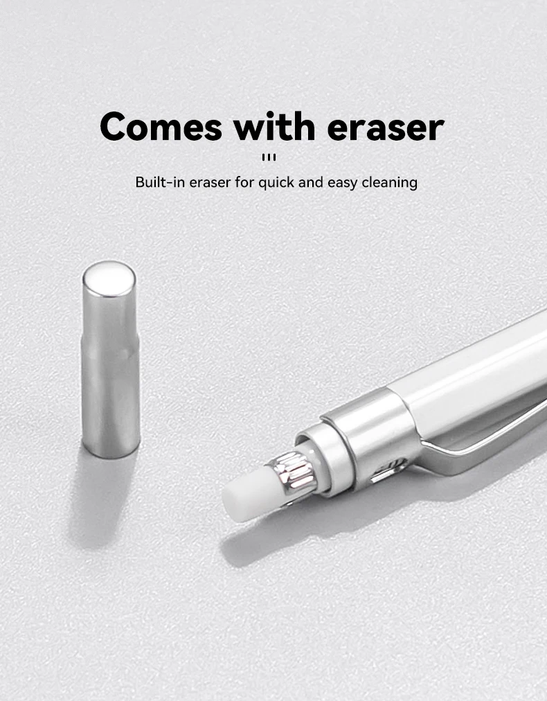0.3 0.5 0.7 mm Mechanical Pencil Low Center of Gravity Metal Writing Art Drawing Painting Automatic Pencil Office School Supply