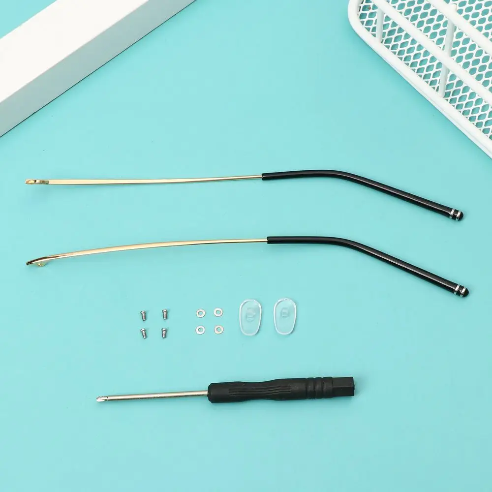 1 Pair Metal Glasses Temple Arm Eyeglasses Universal Replacement Frame Glasses Frame Repair Eyewear Accessories