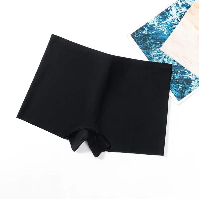 WarmSteps 3PCS/Set Women's Panties Seamless Female Boxers Breathable Silk Satin Underwear Comfort Lingerie Sport Woman Boyshorts
