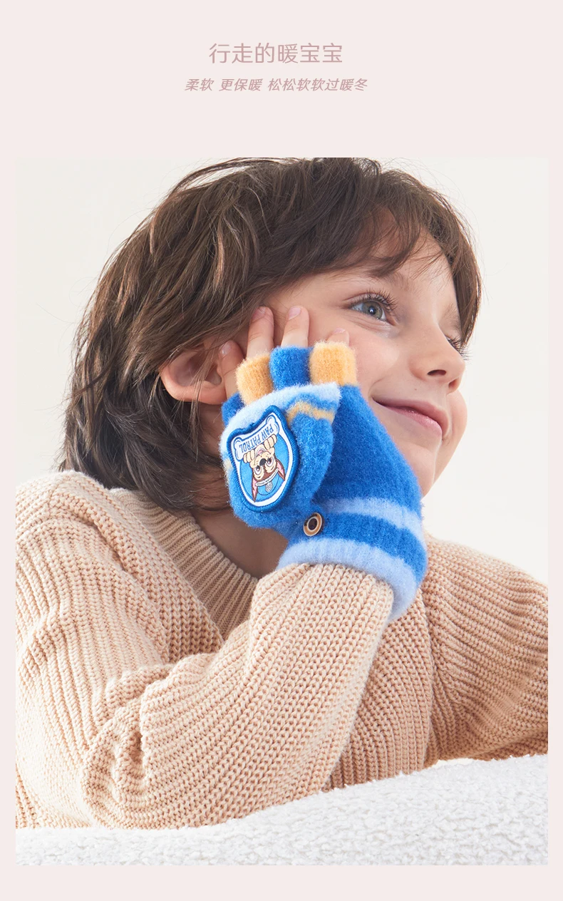 Genuine Paw Patrol Winter KIDS Glove Chase Marshall Skye Everest Rubble Zuma Rocky Ryder Children Mittens Christmas Gift 2-6T