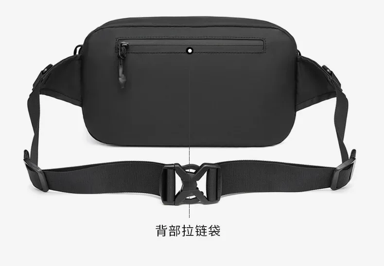 OZUKO Tactical Bag Fanny Pack Outdoor Sports Tactical Multifunction Waterproof Male Chest Bag Mens Crossbody Bags