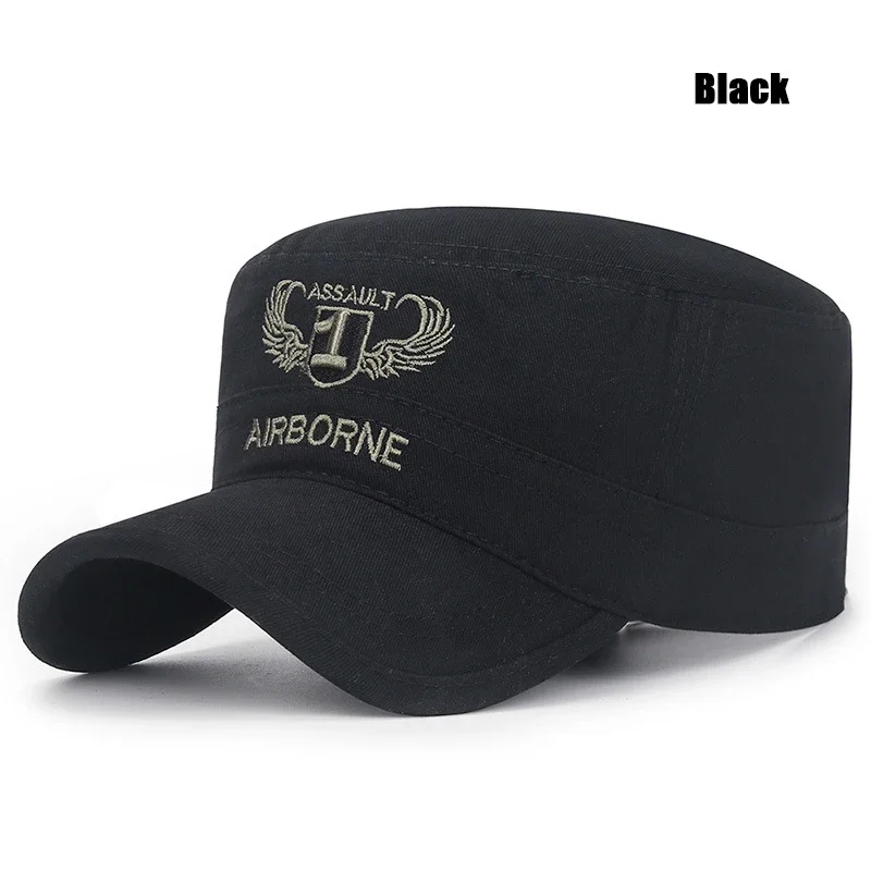 New Spring and Autumn Seasons Outdoor Camouflage Sports Flat Cap Mens and Womens Leisure Sunshade Cotton Embroidered Hat