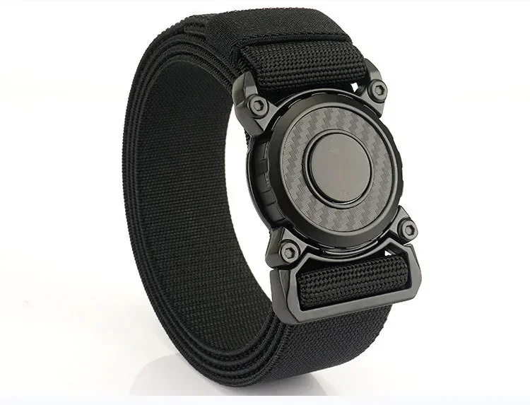 Rotary Quick Release Alloy Buckle Belts for Men Wear-resistant Nylon Tactical Belt Multifunctional Outdoor Belt Hunting