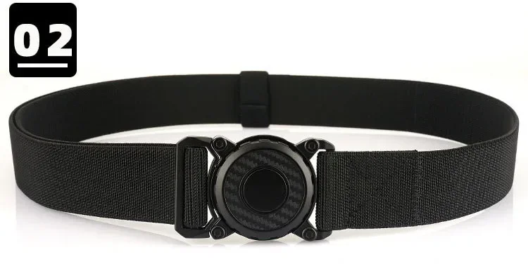 Rotary Quick Release Alloy Buckle Belts for Men Wear-resistant Nylon Tactical Belt Multifunctional Outdoor Belt Hunting