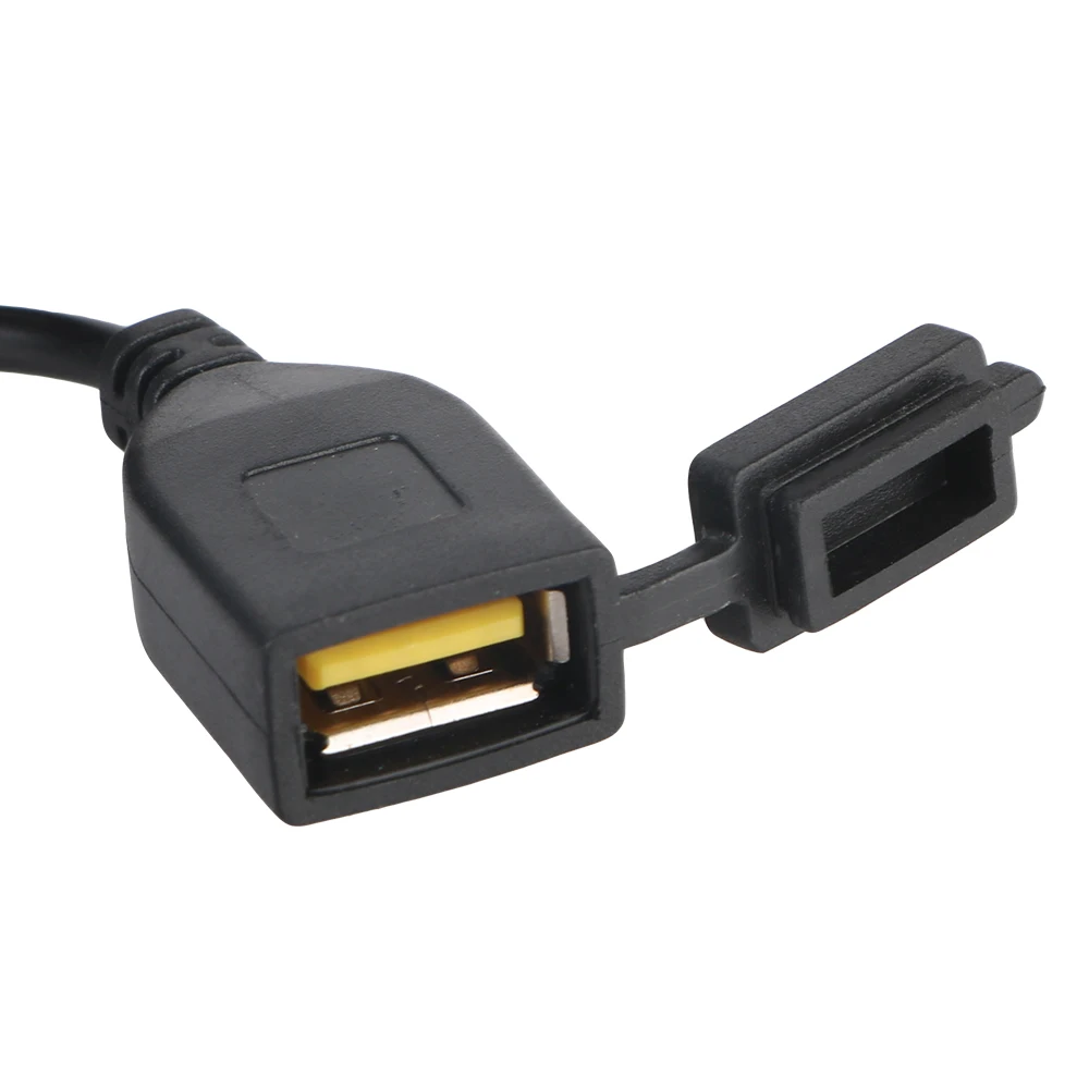 USB Port DC 5V Adapter USB Converter Motorbike Handlebar Charger Motorcycle USB Socket Power Supply Socket for Phone GPS