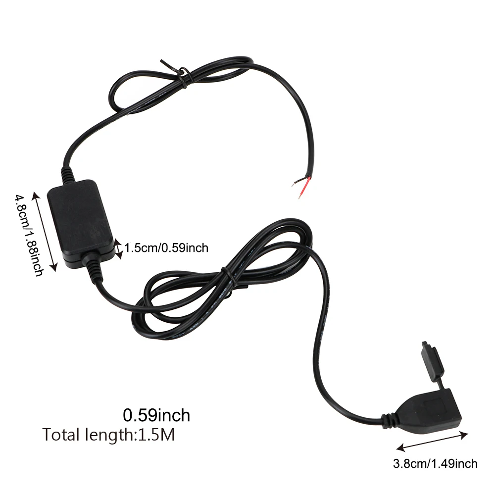 USB Port DC 5V Adapter USB Converter Motorbike Handlebar Charger Motorcycle USB Socket Power Supply Socket for Phone GPS