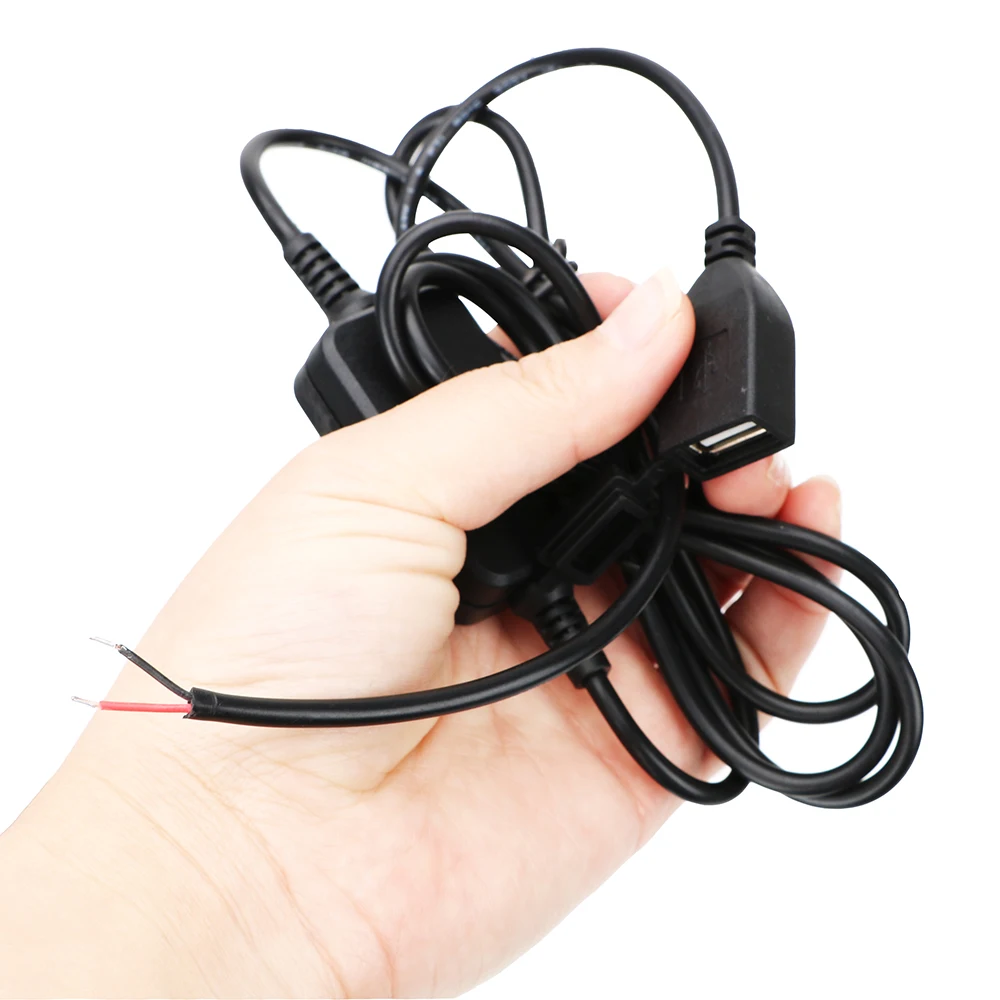 USB Port DC 5V Adapter USB Converter Motorbike Handlebar Charger Motorcycle USB Socket Power Supply Socket for Phone GPS