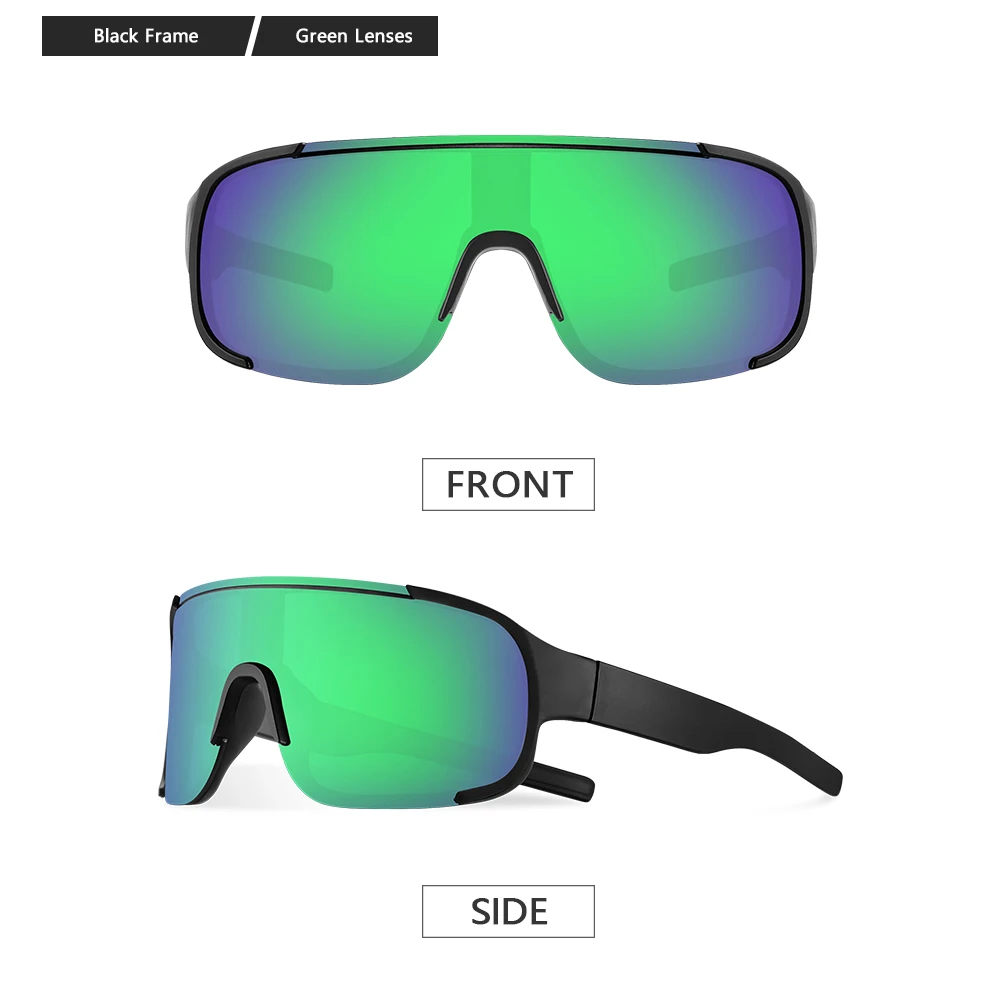 CRIXALIS Oversized Mirror Sunglasses Men Women Outdoor Hiking Sun Glasses Trendy Skiing Sports Goggle Shades Male UV Protection