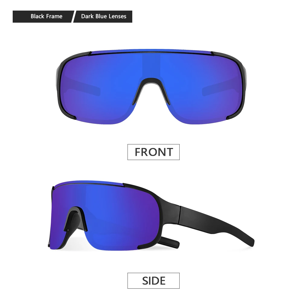CRIXALIS Oversized Mirror Sunglasses Men Women Outdoor Hiking Sun Glasses Trendy Skiing Sports Goggle Shades Male UV Protection