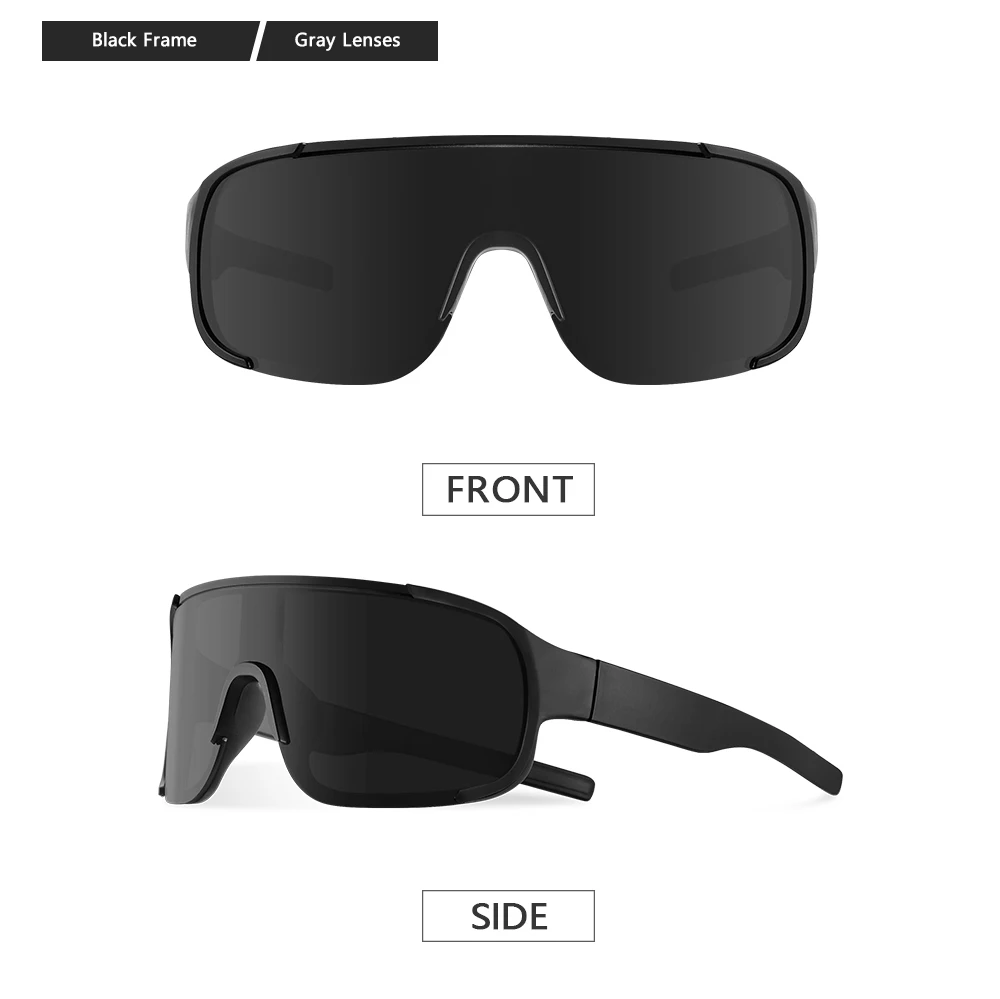 CRIXALIS Oversized Mirror Sunglasses Men Women Outdoor Hiking Sun Glasses Trendy Skiing Sports Goggle Shades Male UV Protection