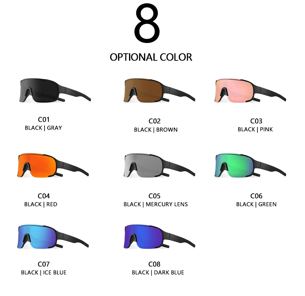 CRIXALIS Oversized Mirror Sunglasses Men Women Outdoor Hiking Sun Glasses Trendy Skiing Sports Goggle Shades Male UV Protection