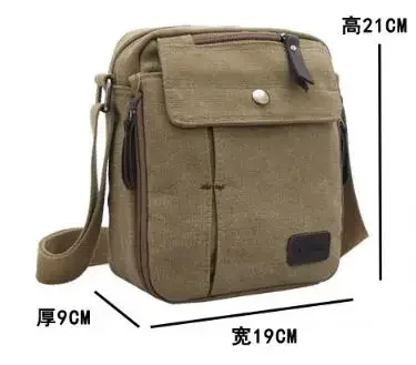 2026 Men's Bags Canvas Bag Fashion Men Messenger Bags High Quality Brand Bolsa Feminina Shoulder Bags Shoulder Strap Handbags