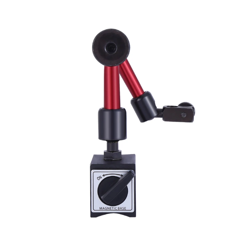 Dial Indicator Set 0.01mm Resolution Precision Test Indicator With Universal Flexible Magnetic Base Stand Holder For Calibration