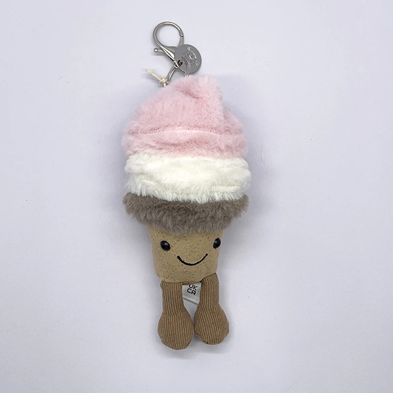 Sky Dragon Pendant Marshmallow Plush Keychain Cherry Plush Keychain Golf Series Plush Toy Backpack Charm Halloween Gift
