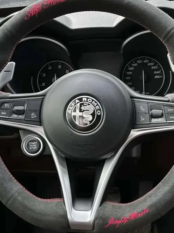 1Pcs for Alfa Romeo Quadrifoglio Wheel Center Stickers | 40/50/56/60mm Hub Caps | Giulia Steering Wheel Decor Badge