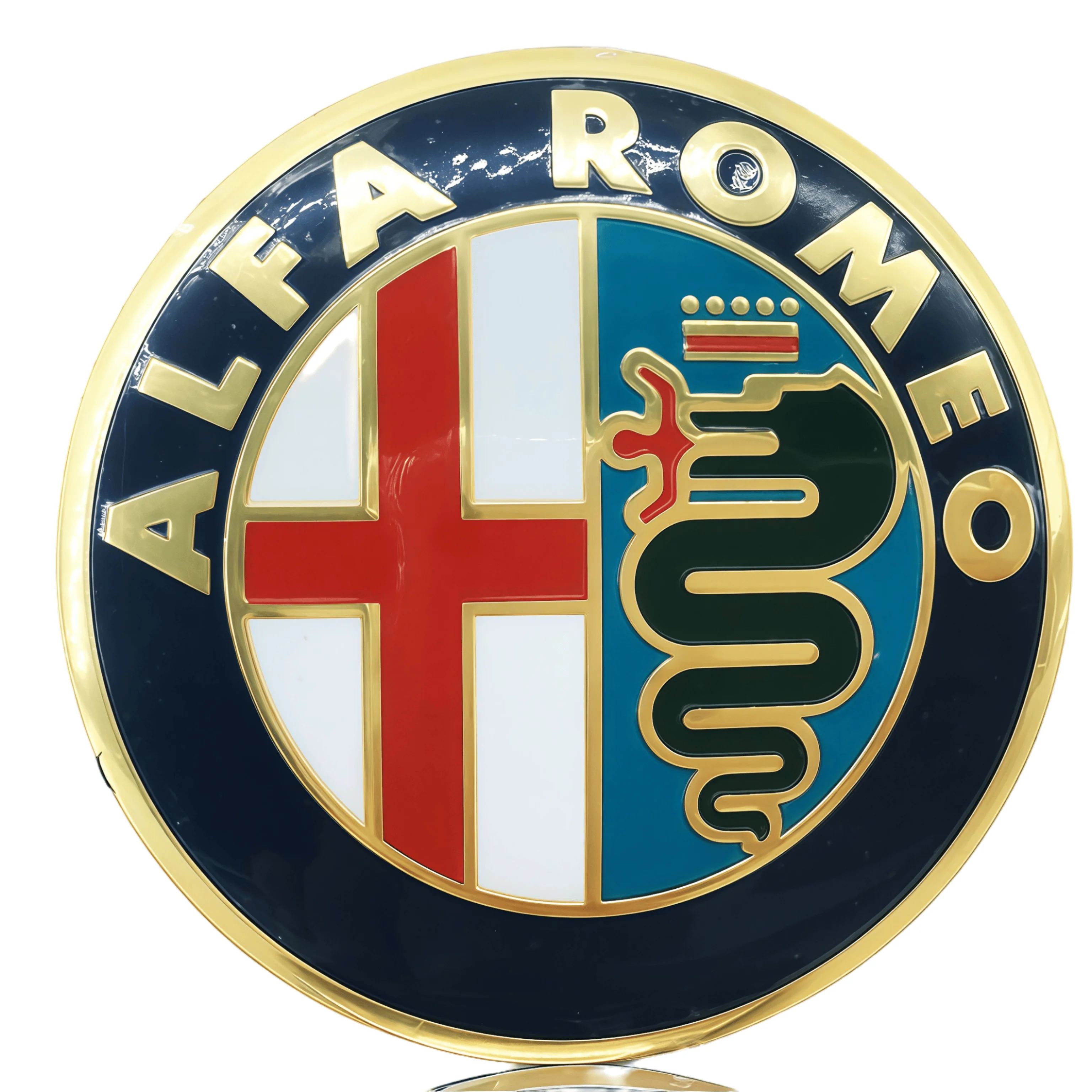 1Pcs for Alfa Romeo Quadrifoglio Wheel Center Stickers | 40/50/56/60mm Hub Caps | Giulia Steering Wheel Decor Badge