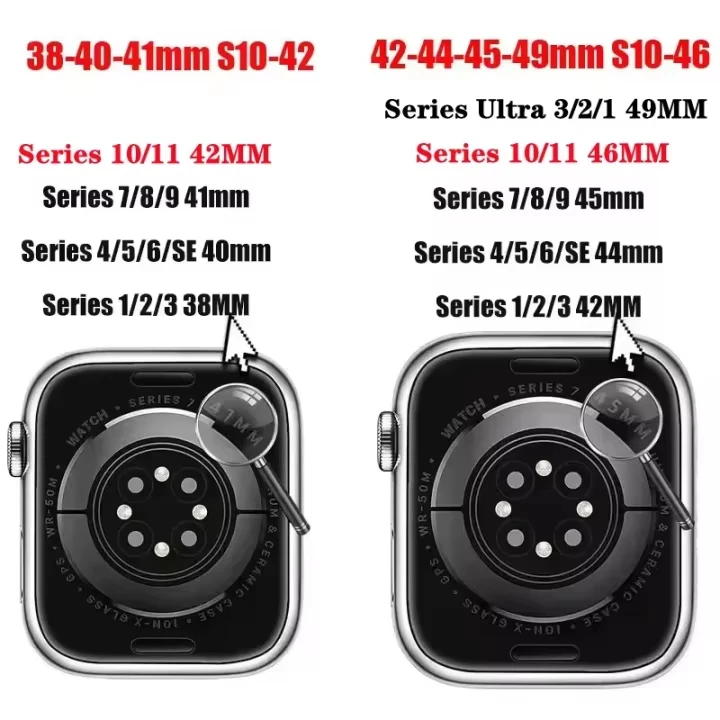 Straps For Apple Watch Bands 44mm 40mm 45mm 41mm 49mm 46mm 42mm Correa Silicone Bracelet iwatch Series 12 11 10 8 SE 9 Ultra 3 4