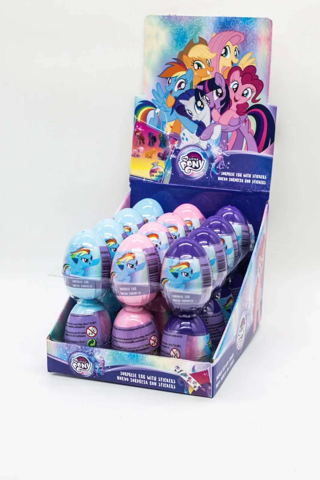 Hasbro My Little Pony Surprise Egg with Stickers Blind Box Doll Gifts Toy Model Anime Figures Collect Ornaments