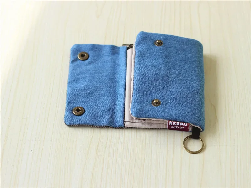 Canvas Cartoon Totoro Cat Printed Dog Women Fold Short Wallet Organizer Cute Mini Money Key Bag Coin Pocket Purse for Children