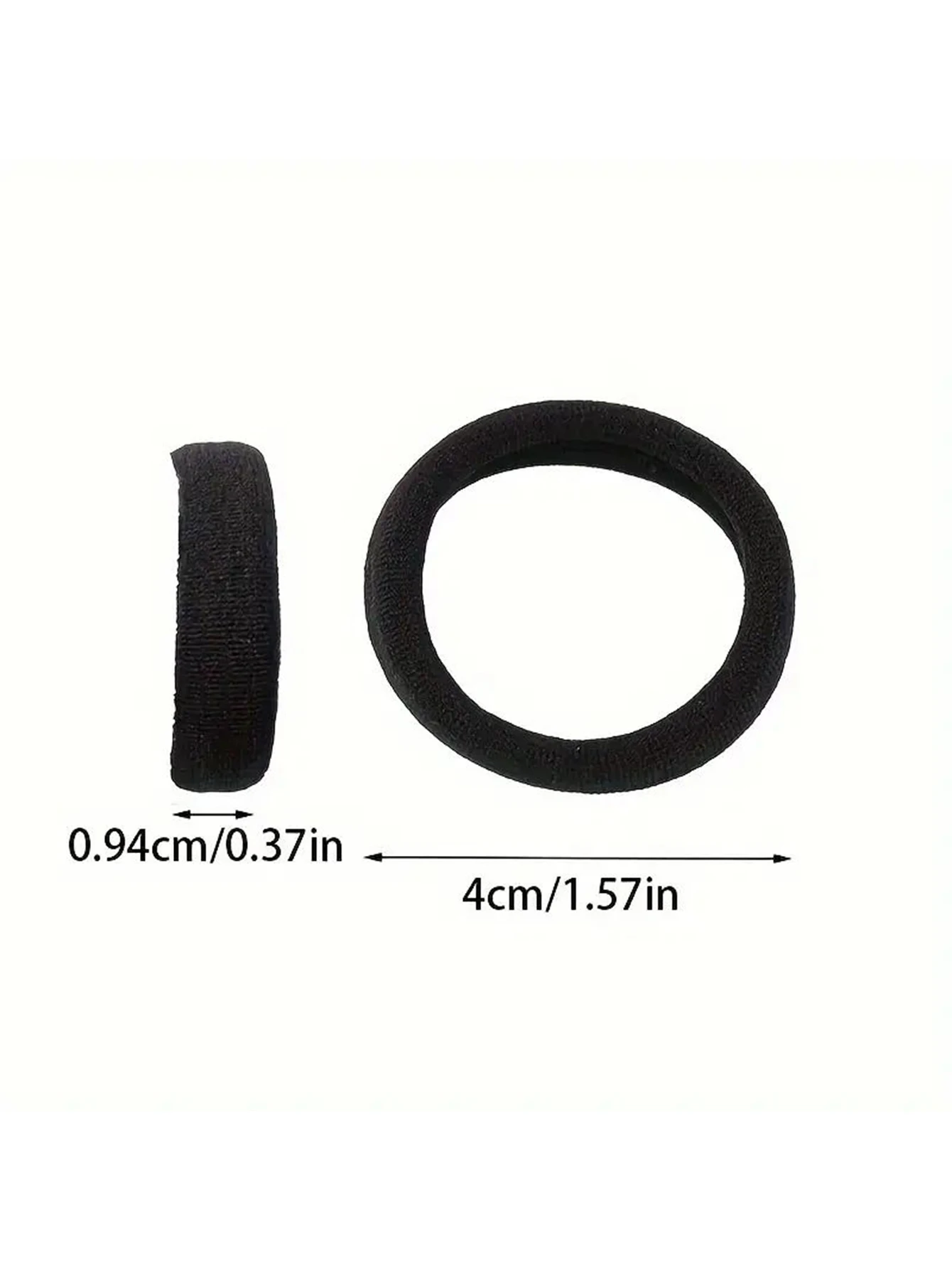 50/100 Pcs Black Gray Large Hair Bands for Women Seamless Ponytail Fashion Pure Headbands Hair Accessories Headband Hair Bands