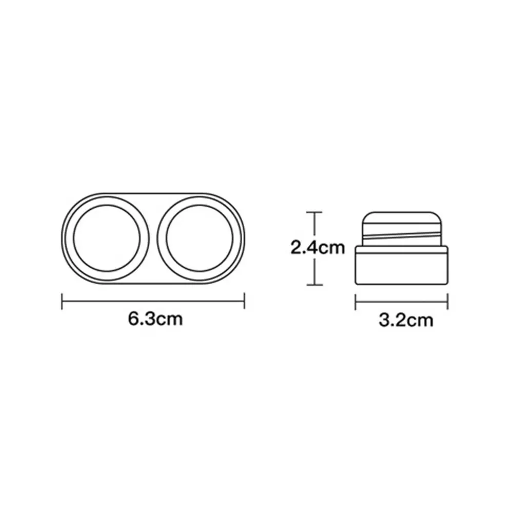 Cute Cartoon Contact Lens Case Women Girls Plastics Myopia Companion Box Simple Cosmetic Contact Lens Box Storage Box