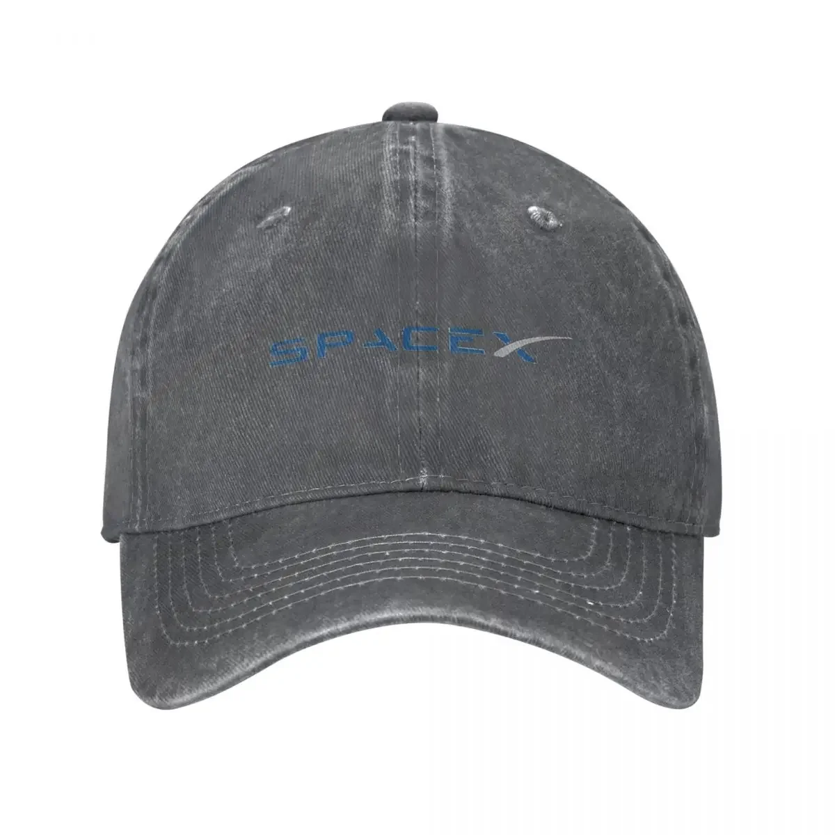 Vintage SpaceX Space X Logo Elon Musk Baseball Caps Distressed Washed Snapback Cap Falcon Heavy Rocket Outdoor Summer Hats Cap