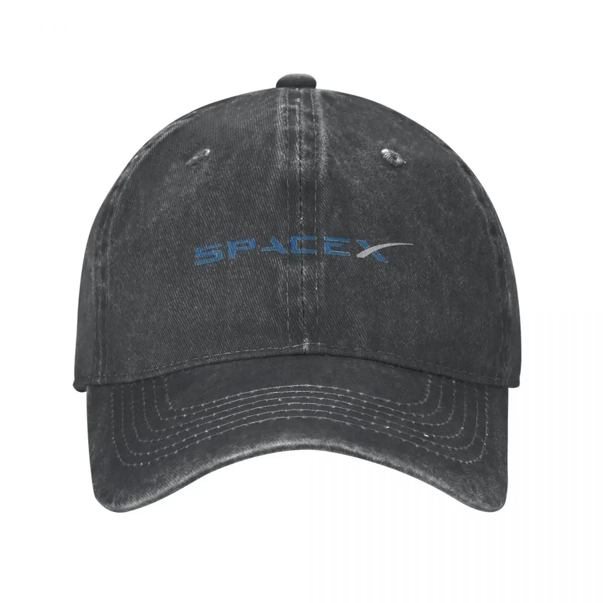 Vintage SpaceX Space X Logo Elon Musk Baseball Caps Distressed Washed Snapback Cap Falcon Heavy Rocket Outdoor Summer Hats Cap