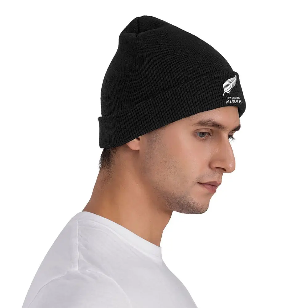 New Zealand All Blacks Bonnet Hats Beanie Hats Design Skullies Beanies Winter Y2K Cool Men Women Unisex Gym Thermal Elastic Cap