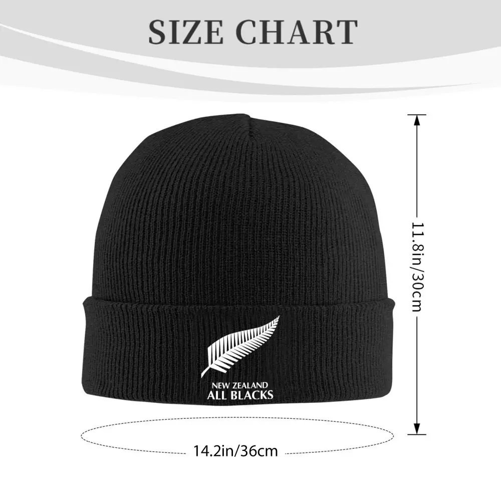 New Zealand All Blacks Bonnet Hats Beanie Hats Design Skullies Beanies Winter Y2K Cool Men Women Unisex Gym Thermal Elastic Cap