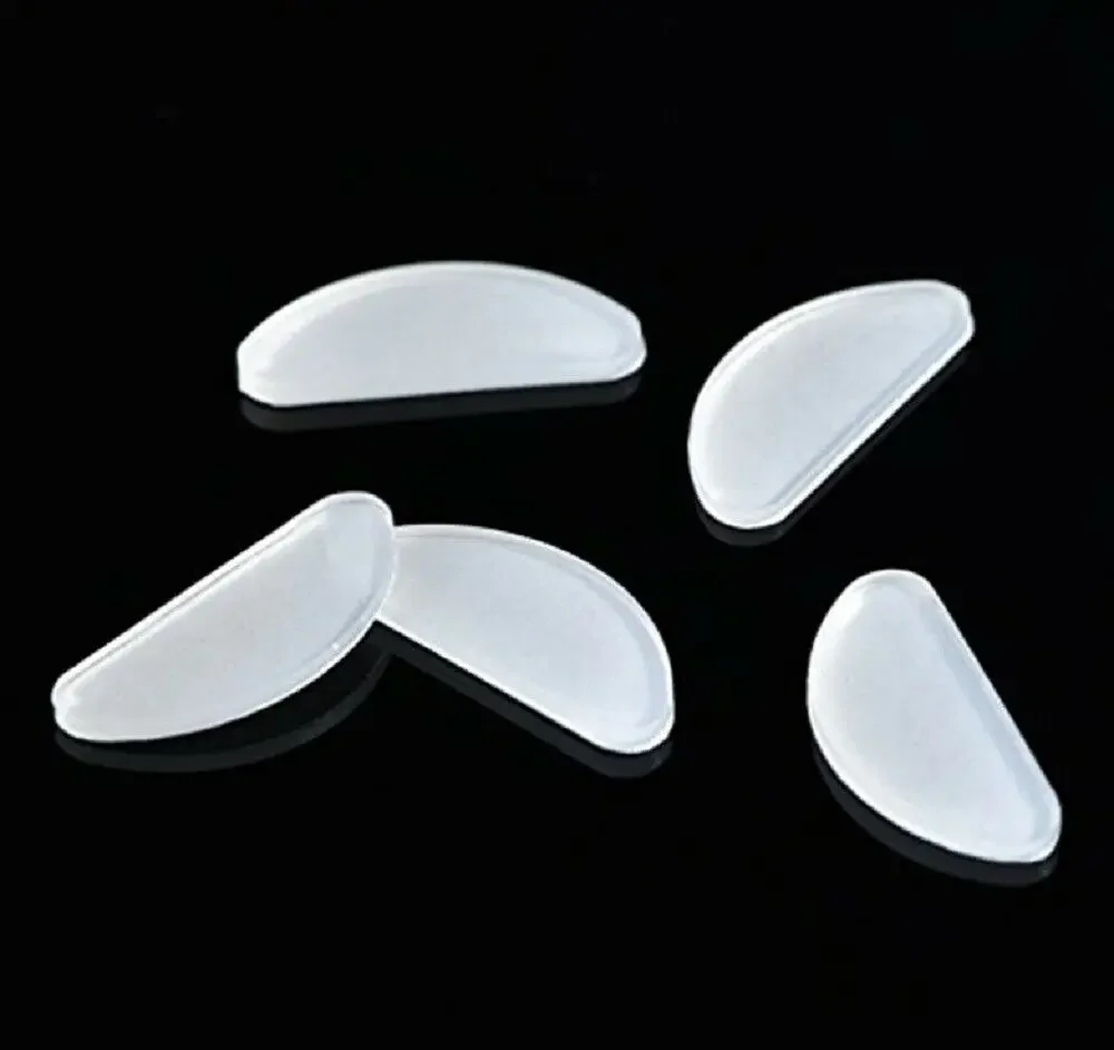 10/20pcs Glasses Nose Pads Adhesive Silicone Nose Pads Non-slip Transparent Nosepads for Glasses Eyeglasses Eyewear Accessories