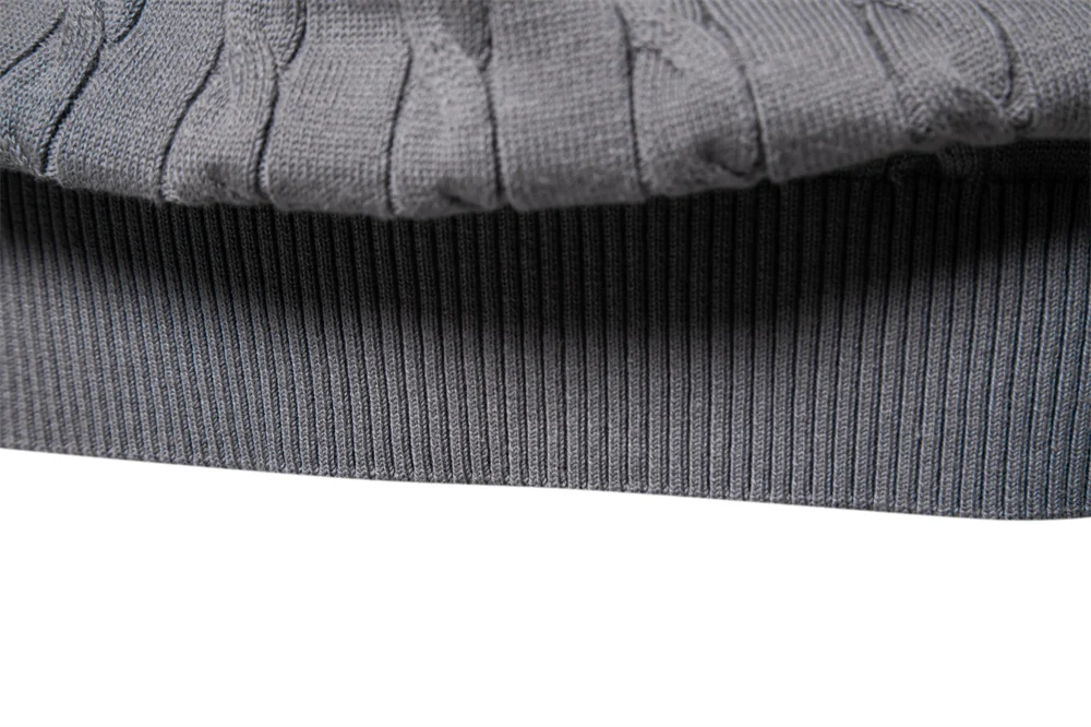 AIOPESON Mens Giraffe Embroidery Cotton Sweaters Round Neck Classic Twist Patterned Pullover Knitted Sweater for Men