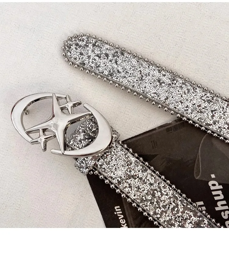 Y2K Millennium Spice Girl Style N Belt Woman 2024 New Jeans Belt Decoration With INS Style