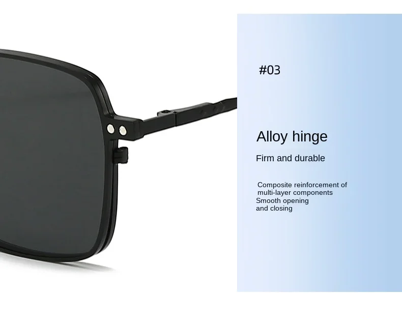 3 in1 Square Frame Magnetic Clip Myopia Sunglasses Glasses Women Men Polarized Prescription Optical Big Frame Eyeglasses