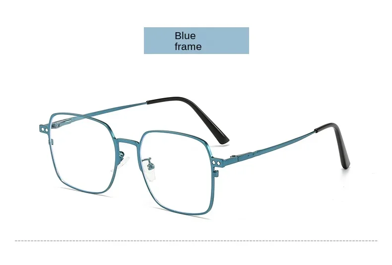 3 in1 Square Frame Magnetic Clip Myopia Sunglasses Glasses Women Men Polarized Prescription Optical Big Frame Eyeglasses