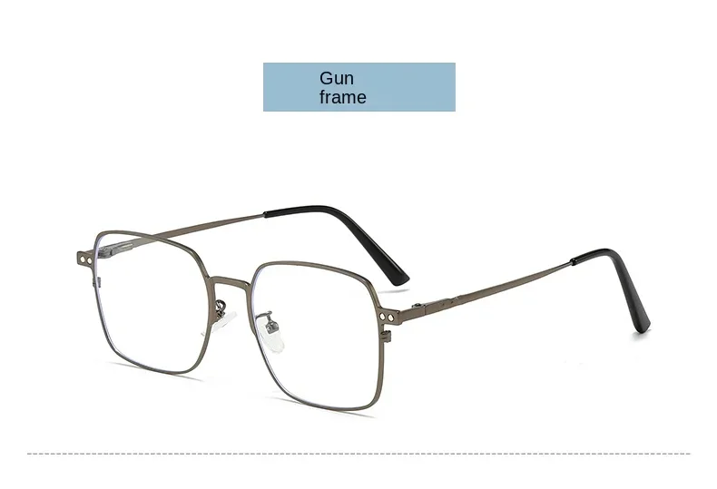 3 in1 Square Frame Magnetic Clip Myopia Sunglasses Glasses Women Men Polarized Prescription Optical Big Frame Eyeglasses
