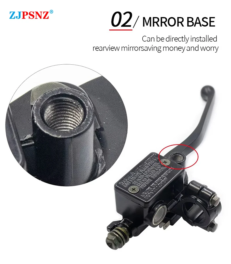22mm Motorcycle Brake Pump Front Master Cylinder Hydraulic Brake Lever Dirt Pit Bike ATV Quad Moped Buggy Go Kart