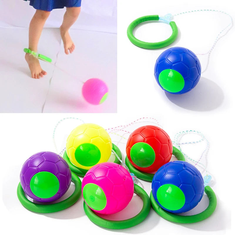 1 PCS Skip Ball Outdoor Fun Toy Ball Classical Skipping Toy Exercise Coordination And Balance Hop Jump Playground  Toy Ball