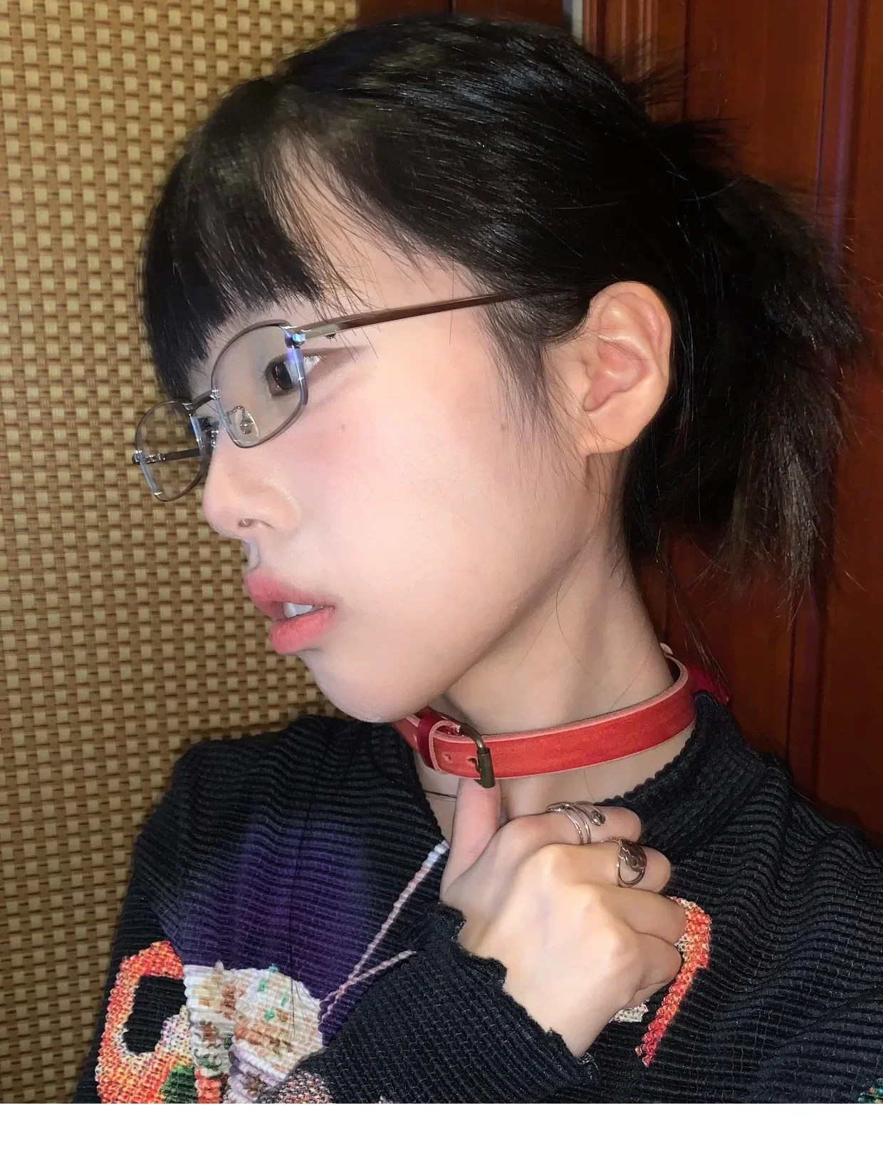 Y2K Harajuku Retro Small Square Frame Glasses for Women Metal Eyeglasses Clear Reading Spectacle Blue Light Blocking Eyewear
