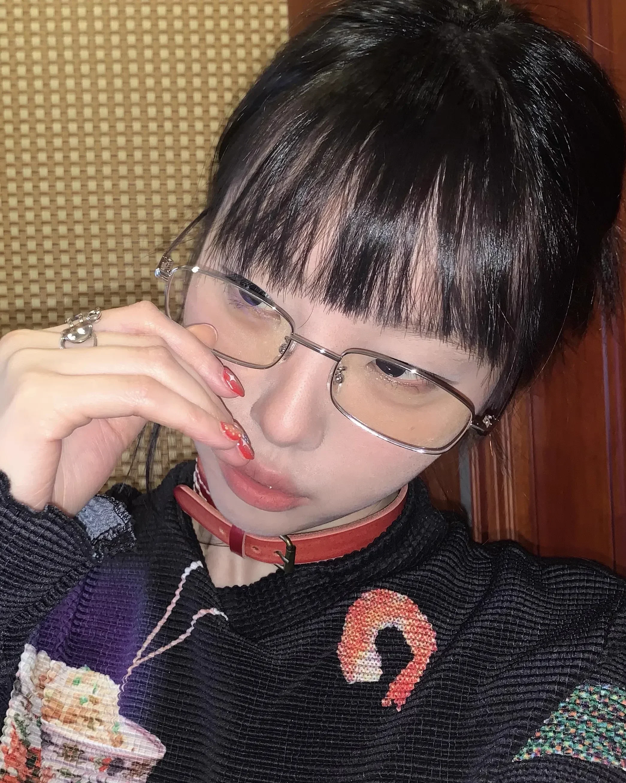 Y2K Harajuku Retro Small Square Frame Glasses for Women Metal Eyeglasses Clear Reading Spectacle Blue Light Blocking Eyewear