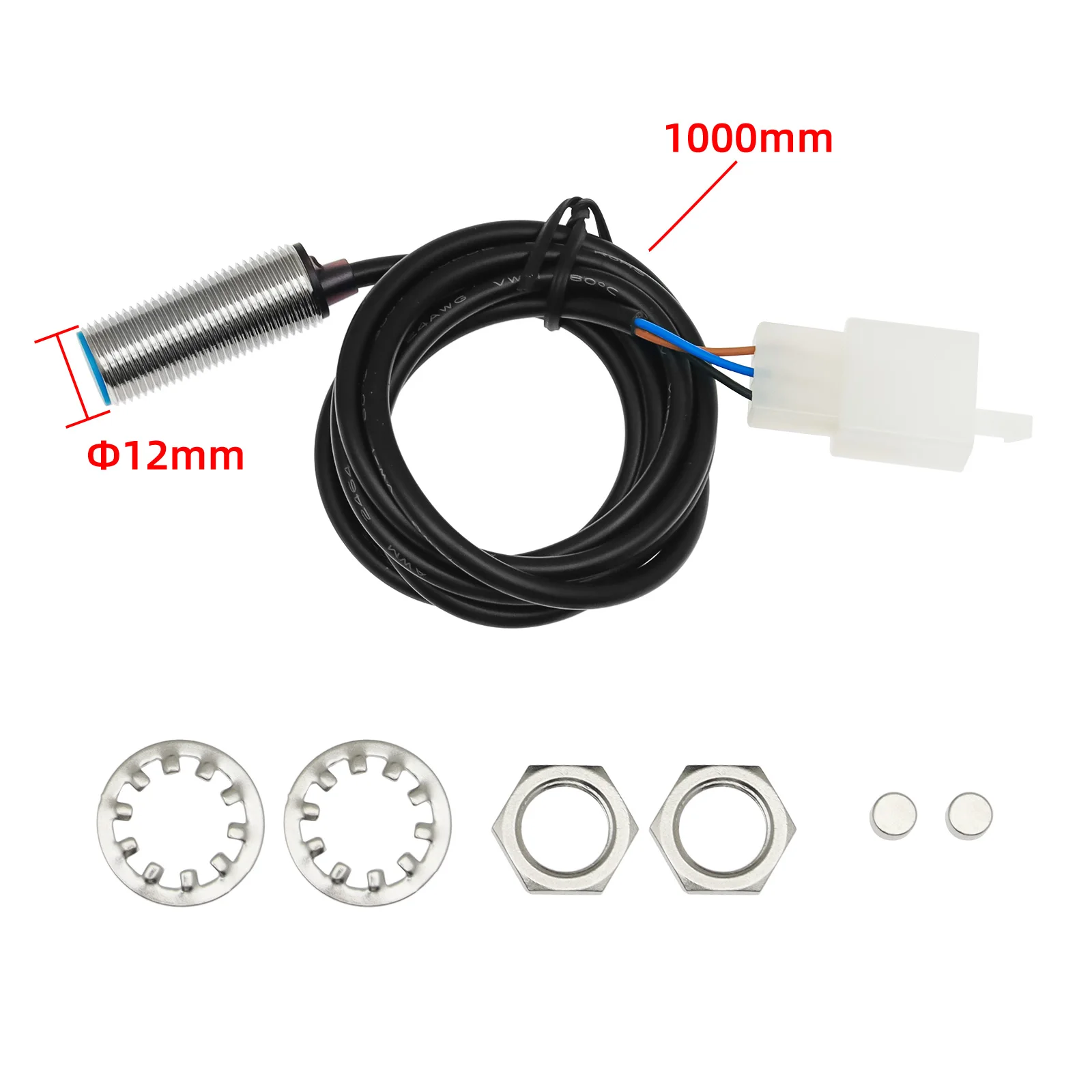 Motorcycle Speedometer Universal Digital Dashboard Instrument with Turn Signal Light Km/h Hour Meter Oil Gauge Tach Waterproof