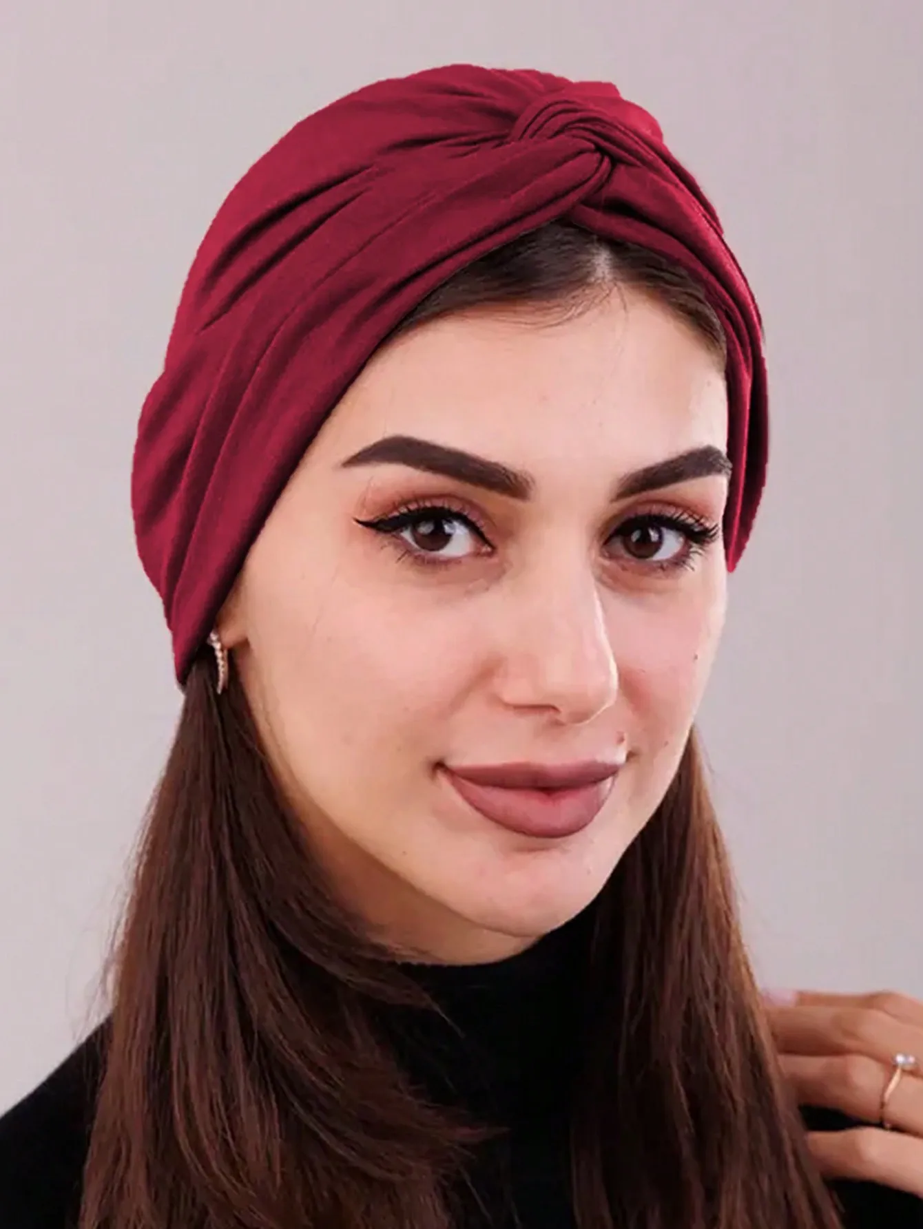 Soft Elastic Ramadan Muslim Hijab Caps Fashion Women's Headscarf Solid Color Hair Care Turban Bonnet Chemotherapy Cap