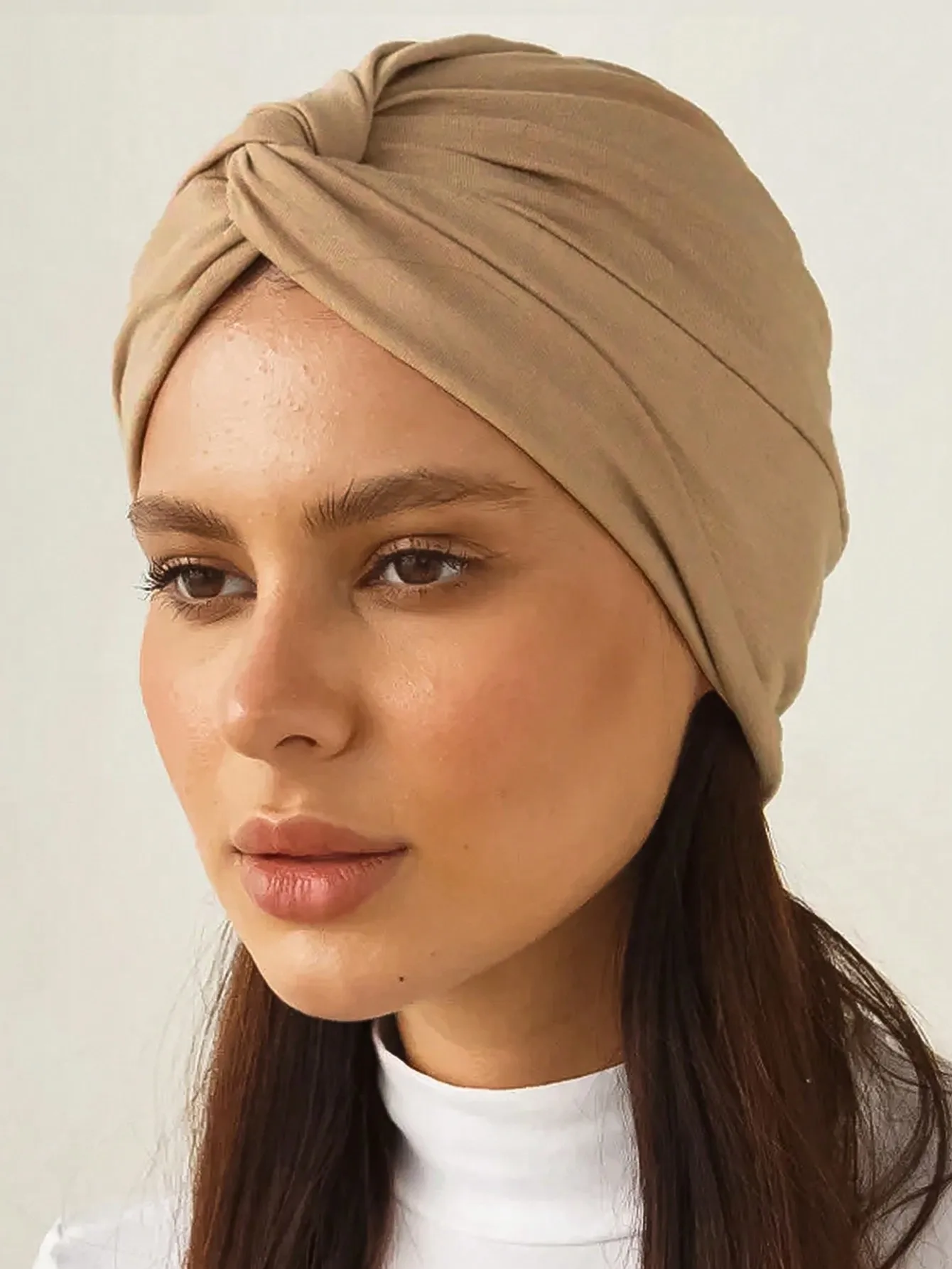 Soft Elastic Ramadan Muslim Hijab Caps Fashion Women's Headscarf Solid Color Hair Care Turban Bonnet Chemotherapy Cap